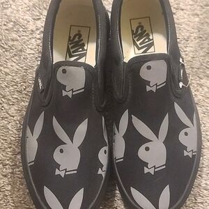 Custom reflective playboy vans